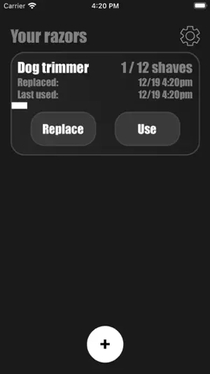 RazorLog: Razor Tracker screenshot 1