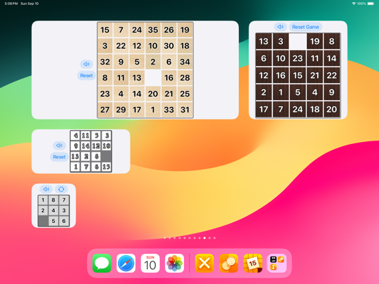 Slide Puzzle Classic Widget iPad app afbeelding 1