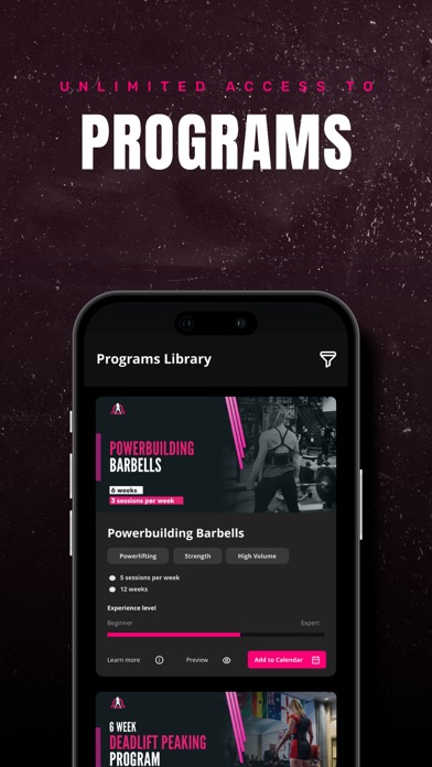Women Who Lift Weights App Screenshot