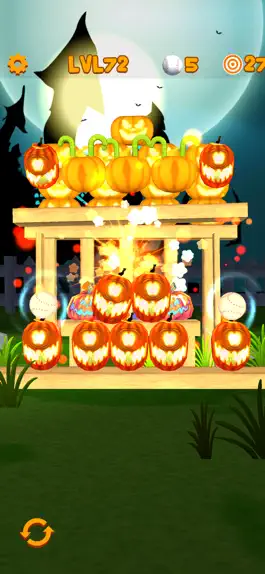 Game screenshot Swipe & Knockdown Pumpkins 2 apk