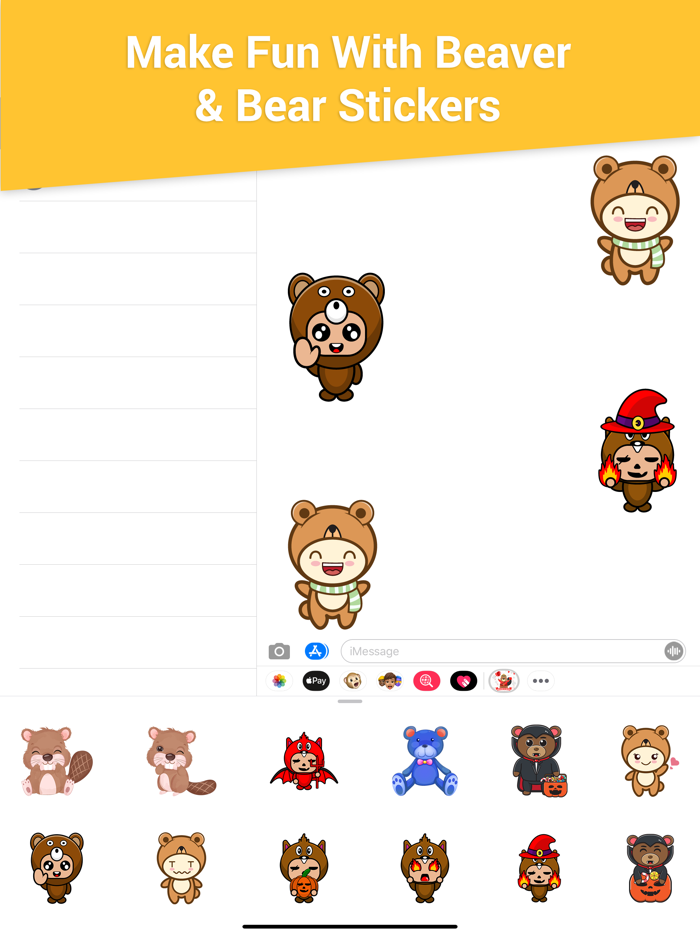 The Beaver and Bear Emojis