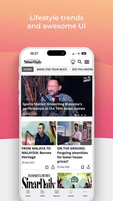 Sinar Daily- Malaysia News Screenshot