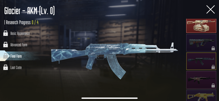 Crate simulator for PUBGM