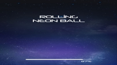 Rolling Neon Ball Screenshot