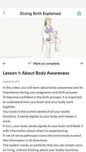 Giving Birth Explained screenshot 2