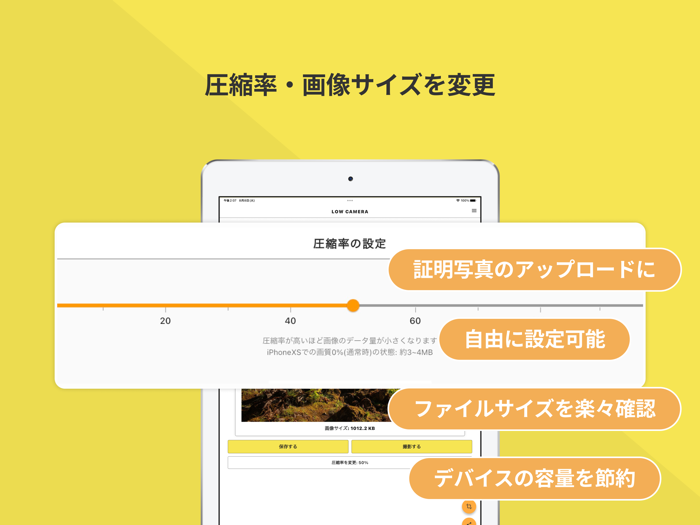 ローカメ データ圧縮カメラ