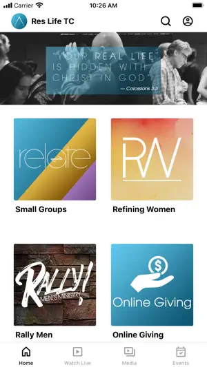 Resurrection Life Church TC screenshot 1
