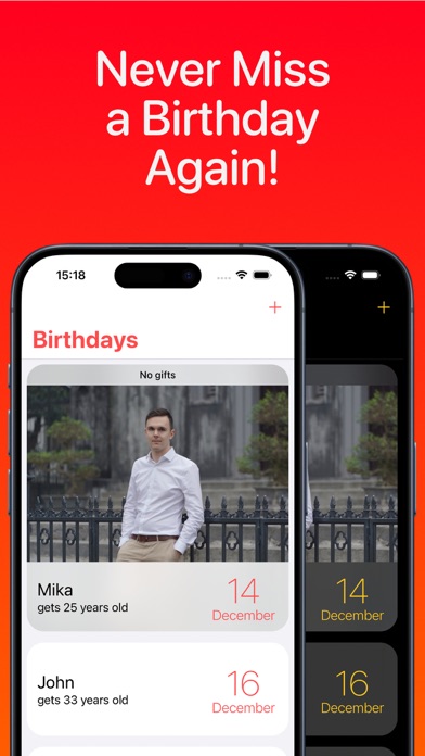 Birthday Reminder - BDayz Screenshot