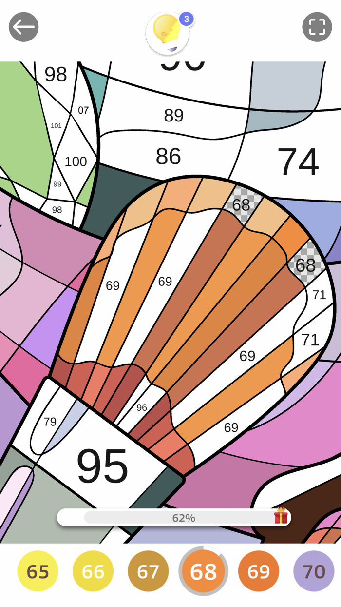 Art BookPaint Color by Number