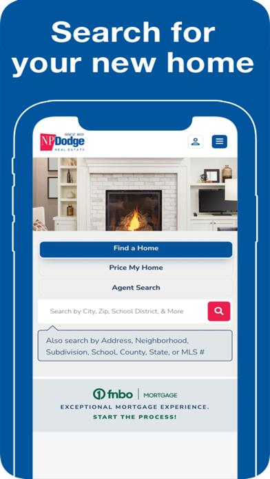 NP Dodge Real Estate App Screenshot