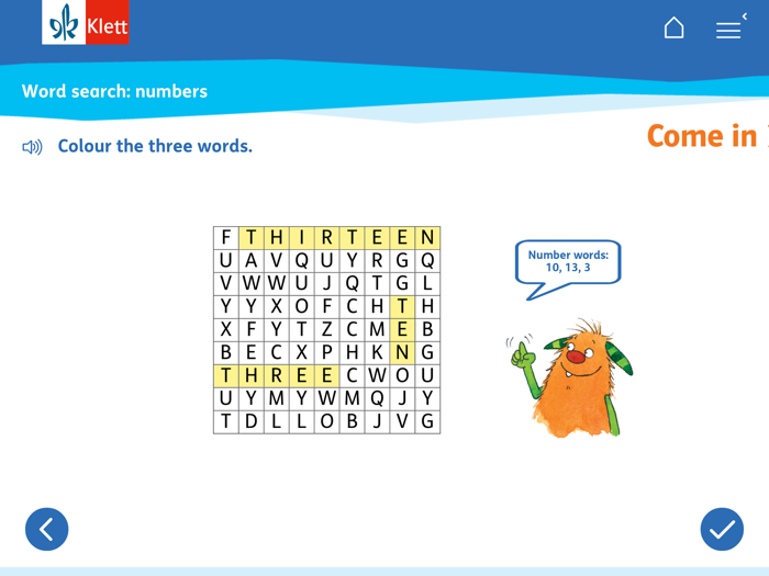 Come in - Schulversion