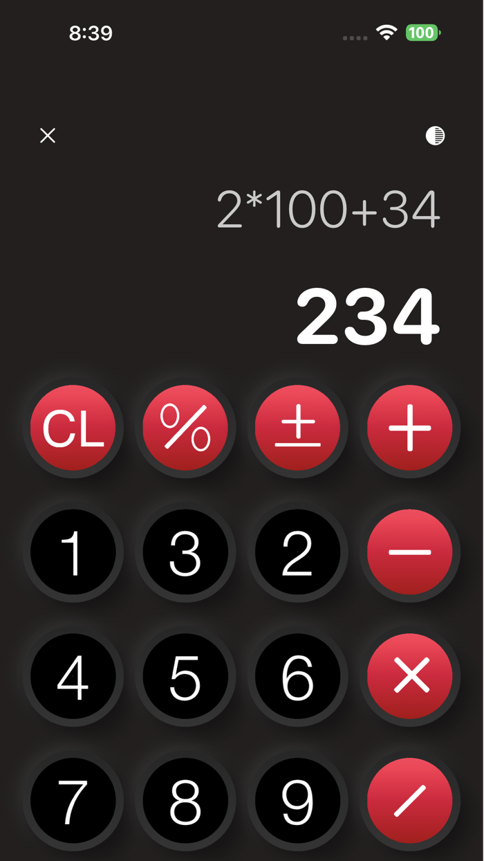 Calculator Widget -Simple calc