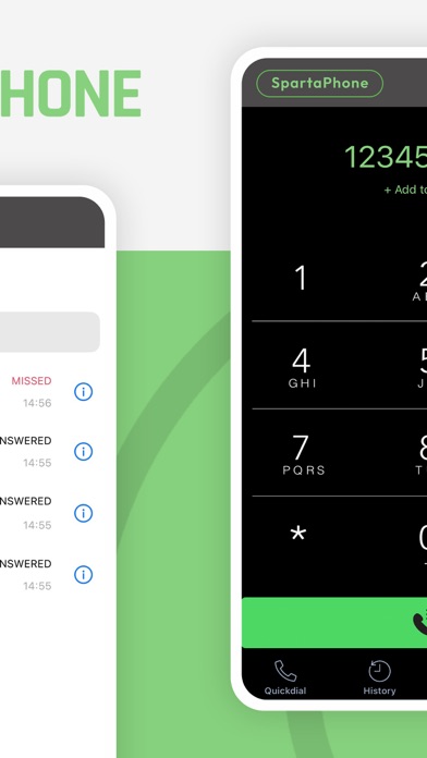 SpartaPhone Screenshot
