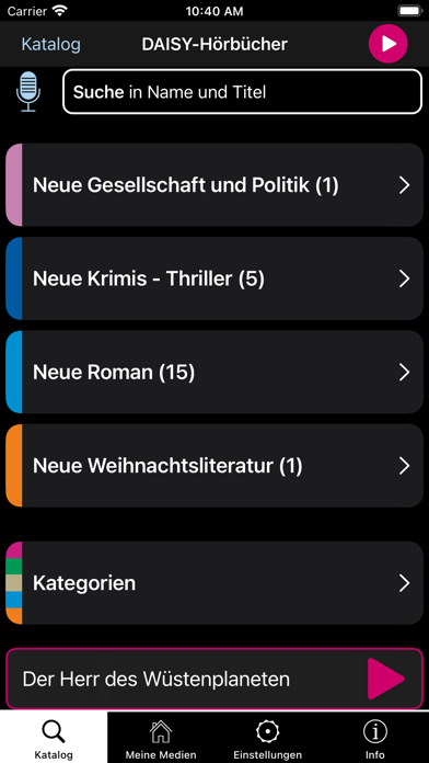 NBH Hörgenuss Screenshot