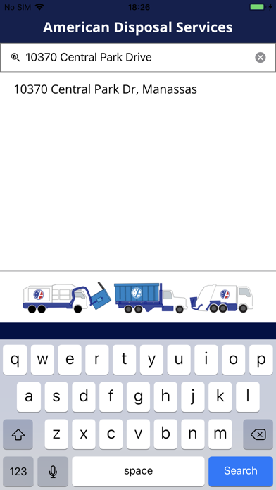 American Disposal Services Screenshot