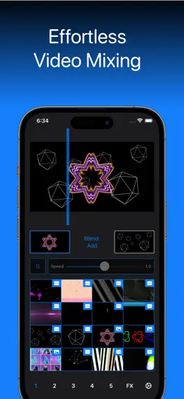 Game screenshot GoVJ: VJ video mixer mod apk