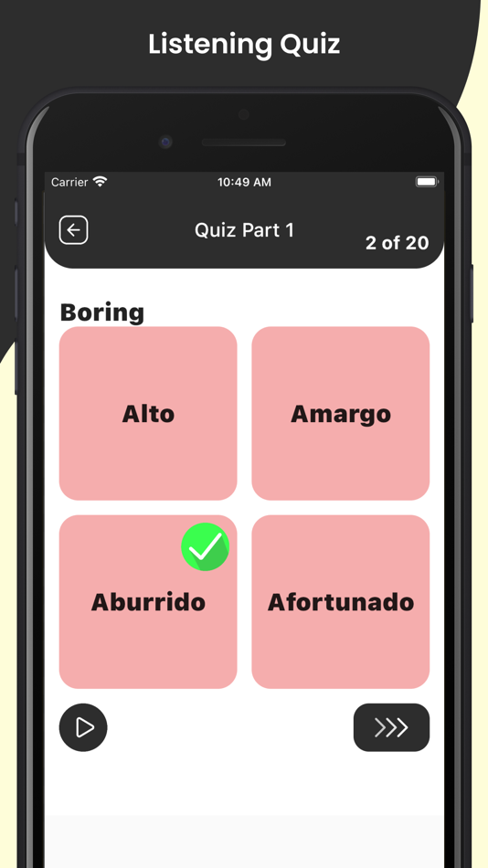 #5. Spanish Learn for beginners (iOS) Podle: Kantaben Gorasiya
