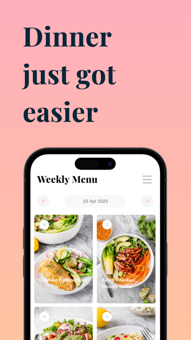 The Dinner App Screenshot