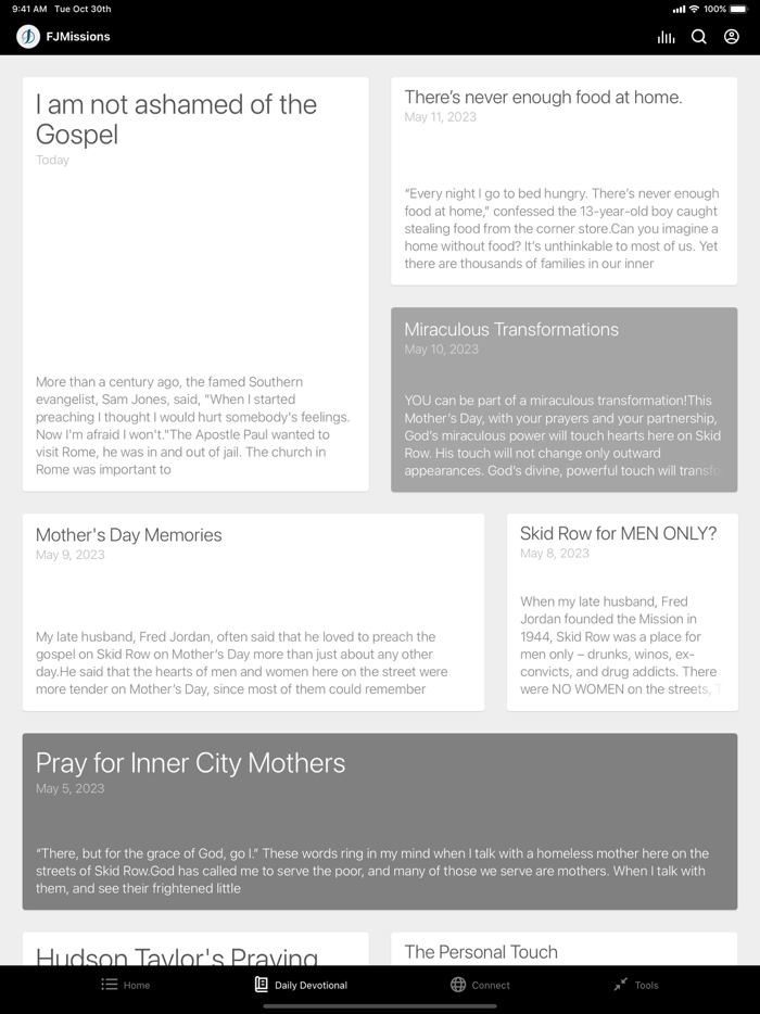 Fred Jordan Missions