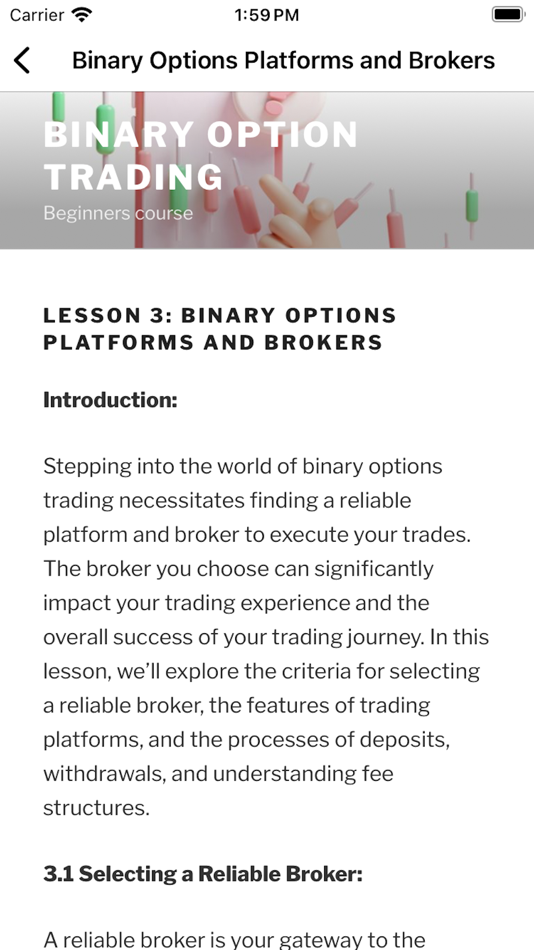 #4. Binary options trading school (iOS) 由: Anna Fael