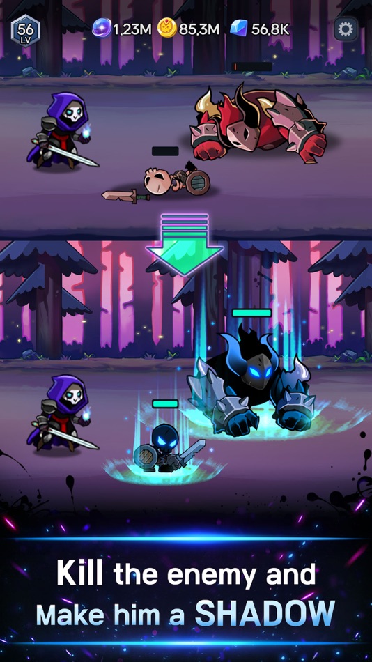 #2. Shadow Knights : Idle RPG (iOS) By: CookApps