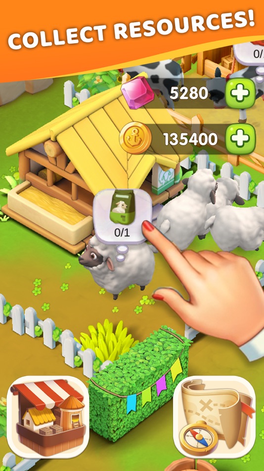 #2. Island Farm Adventure (iOS) 由: RedFish Game Studio