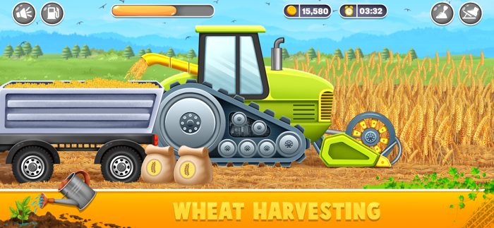 Farm Harvest Truck Games