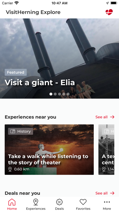 VisitHerning Explore Screenshot
