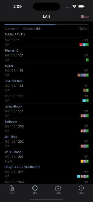 ‎Network Analyzer: net tools Capture d'écran