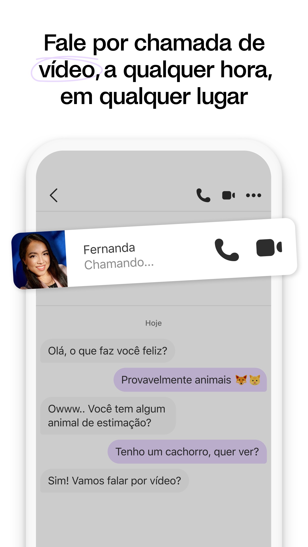 Screenshot do app Badoo: Encontros. Namoro. Chat