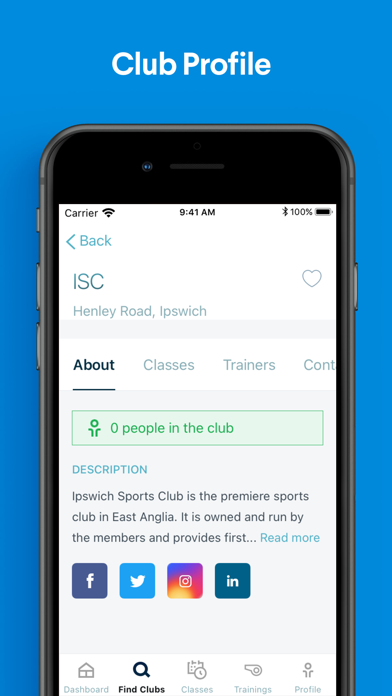 Ipswich Sports Club Screenshot