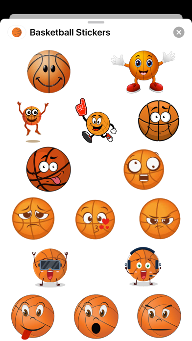 Screenshot #1 pour Basketball Stickers