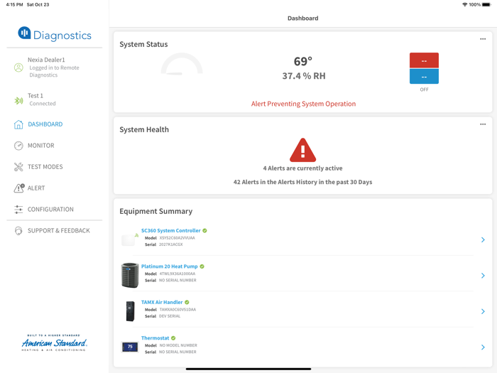 American Standard® Diagnostics