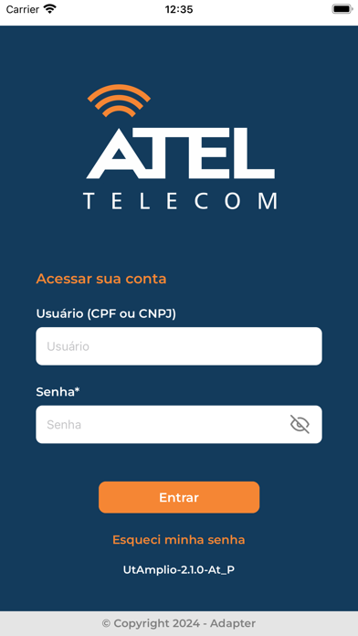 Atel Telecom Screenshot