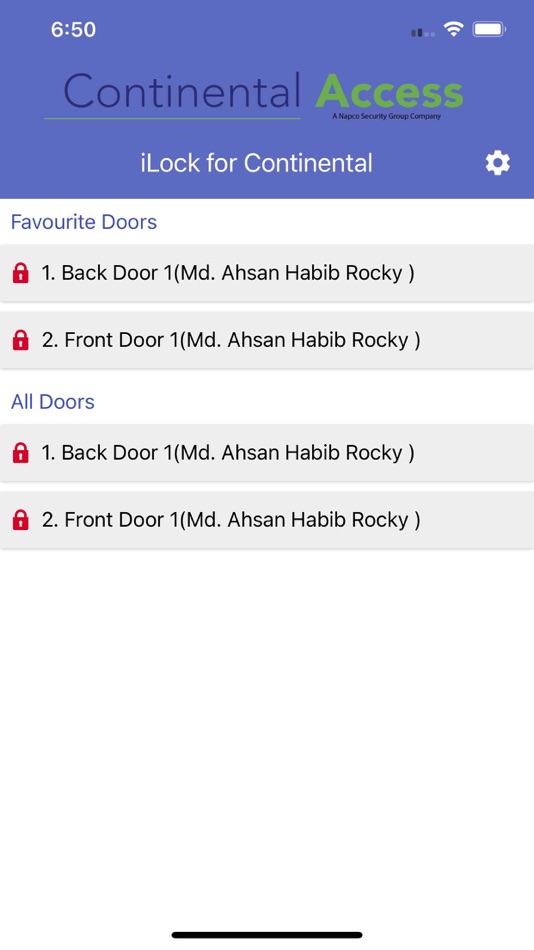 #1. iLock for Continental (iOS) 由: NAPCO Security Technologies