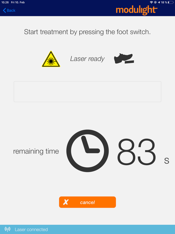Modulight ML6710i app screenshot 3
