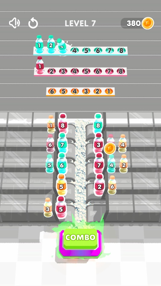 #4. Bottles Up! (iOS) 由: Virtual Projects Oyun Yazilim Ve Teknoloji
