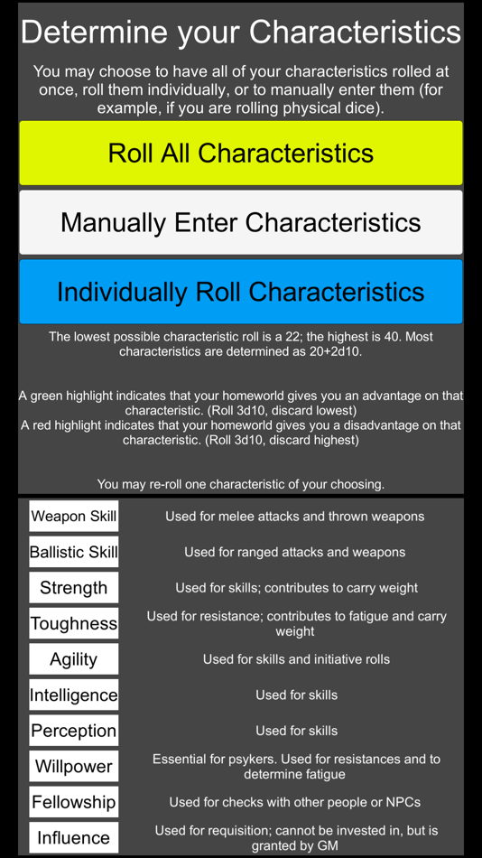 #5. DH2E W40K Character Sheet (iOS) 由: Carlos Vlchez Domnguez