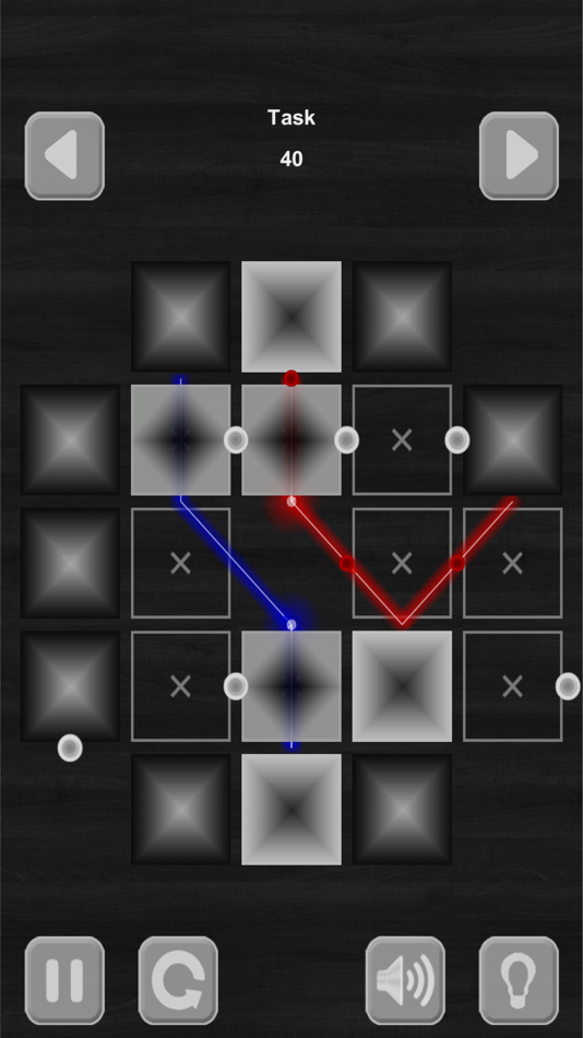 #6. Lazers Puzzle. Colored rays (iOS) 由: Ruslan Goncharenko