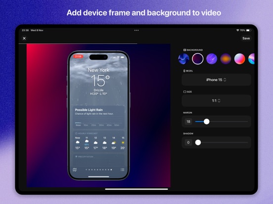 Screenshot Editor – Ekran iPad screenshot 4 - Graphics & Design app