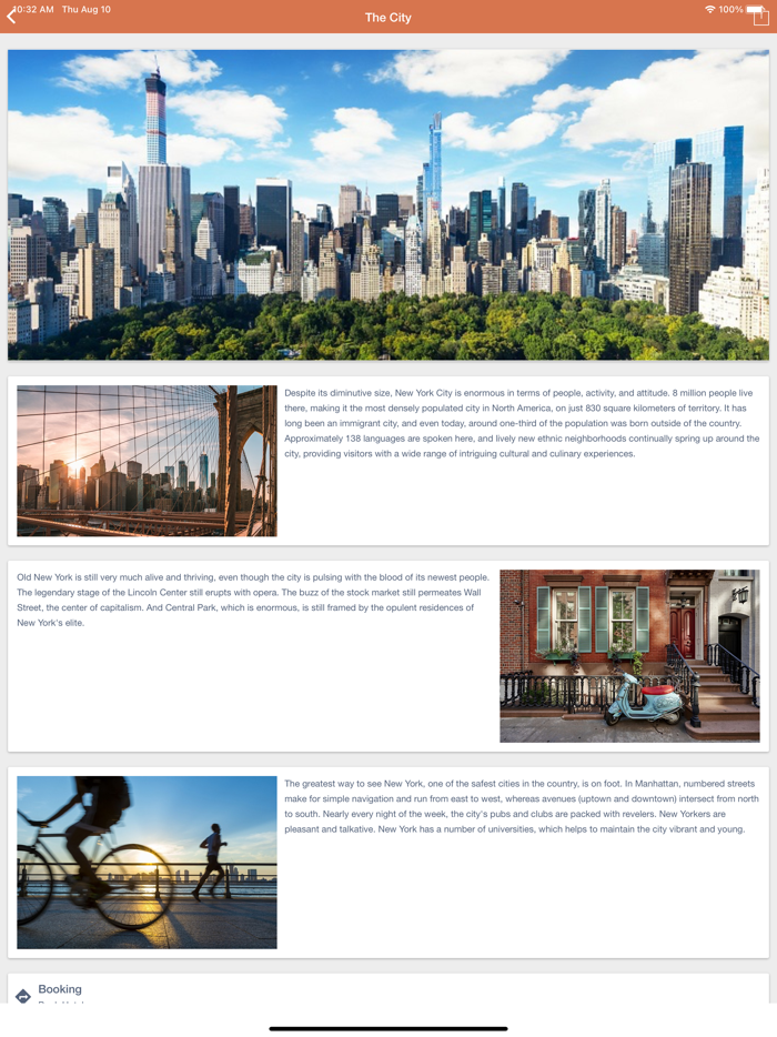 Booking New York and Travel Map