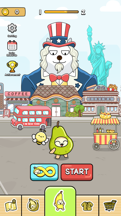 Screenshot #2 pour Banana Cat Run: World Travel