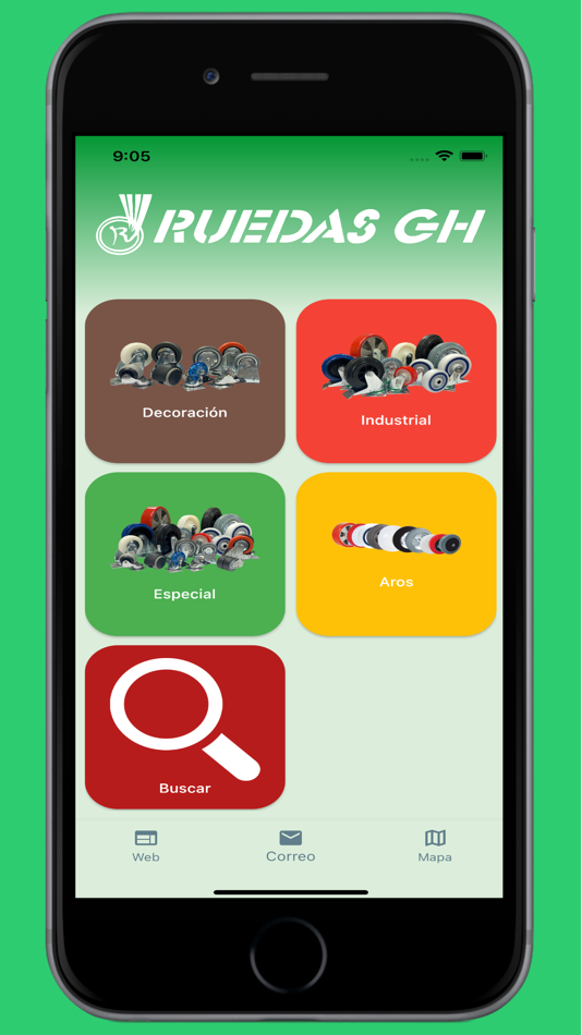 #2. Ruedas GH (iOS) Podle: R.G.H. Cofer S.L.