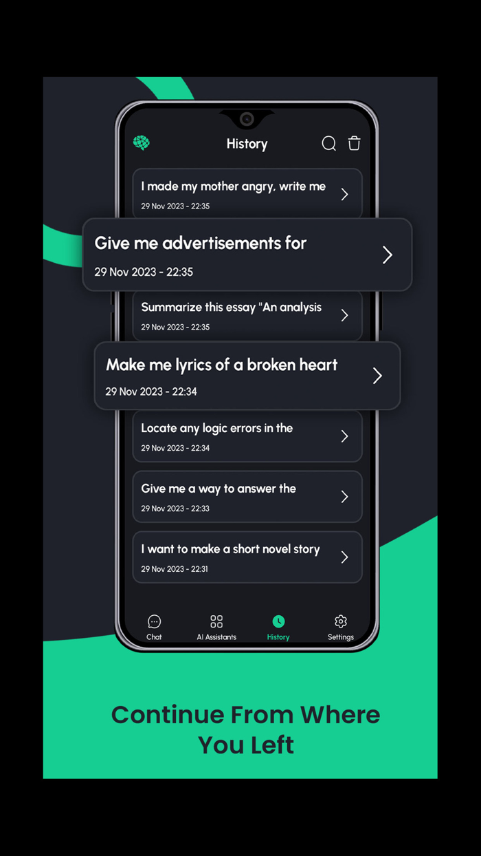 ChatAI Chat with AI Assistant