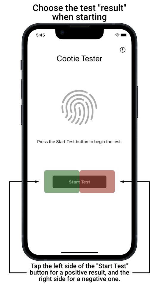 #1. Cootie Tester (iOS) Ved: Alexander Englander