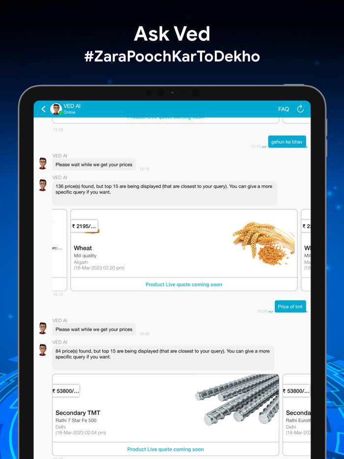 OfBusiness Mandi Steel Price