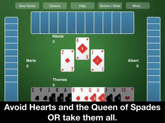 Screenshot #4 pour Hearts Card Game—New Classic