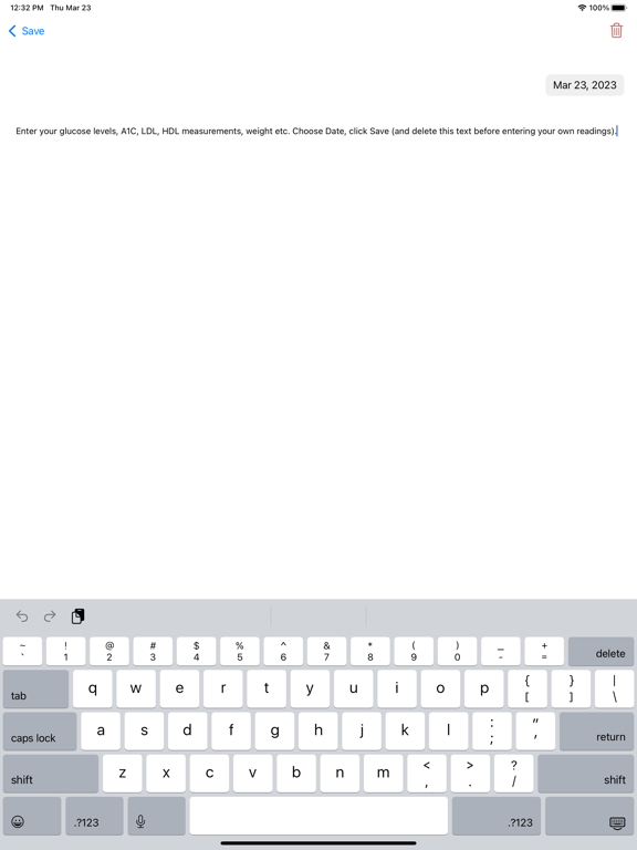 Screenshot #6 pour GlucoTrak