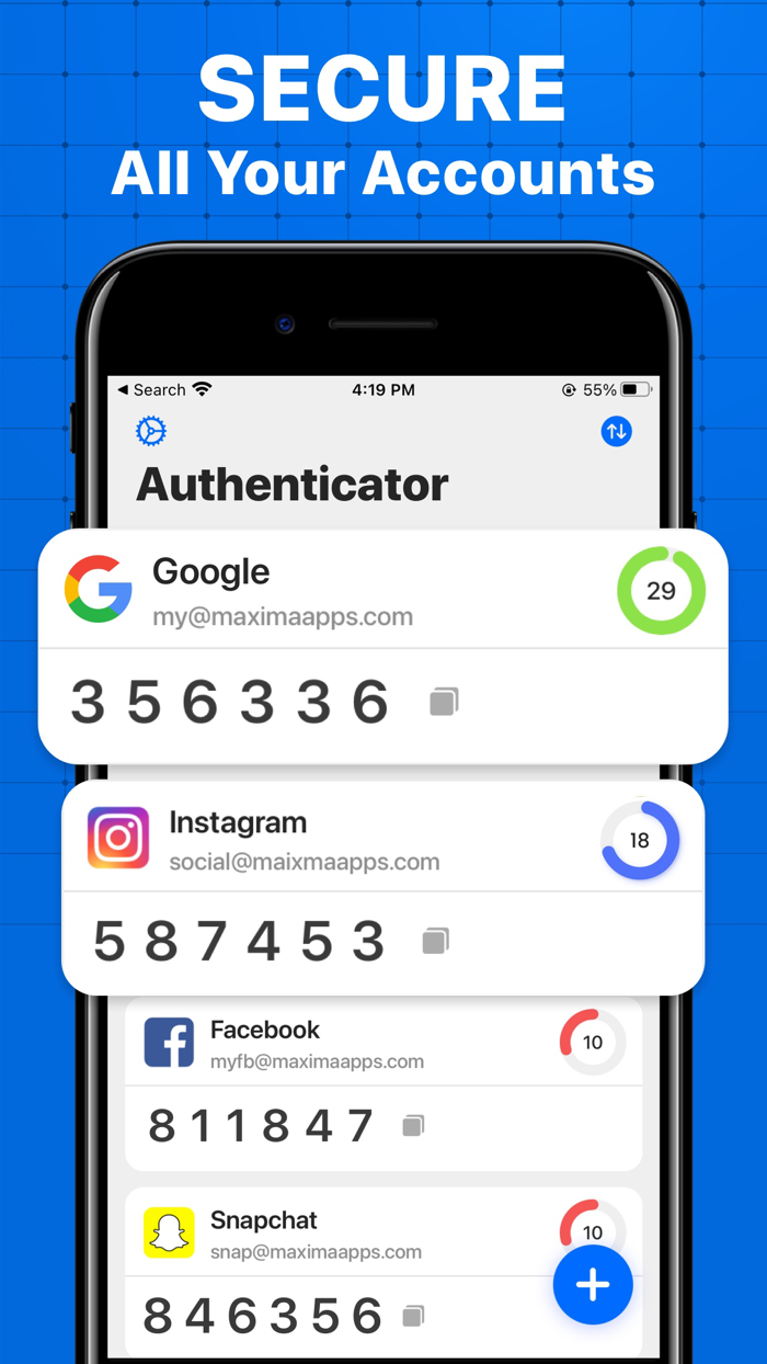 Authenticator app - 2FA MFA