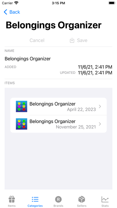 Belongings Organizerのおすすめ画像3